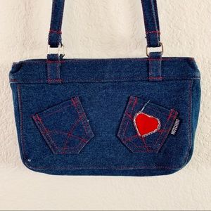 Vintage Moschino Denim Jean Purse